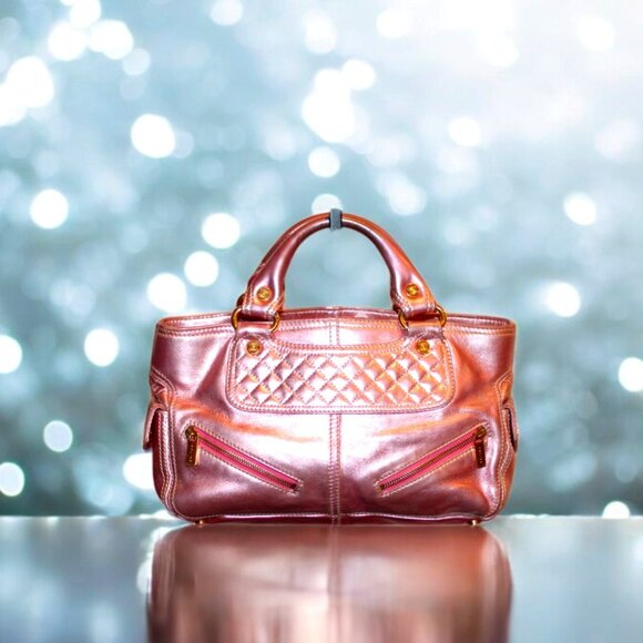 Celine Vintage Metallic Boogie Bag - Picture 1 of 14